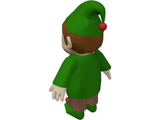 Elf Short 3D Model