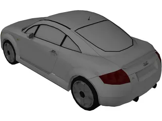 Audi TT Coupe (2001) 3D Model
