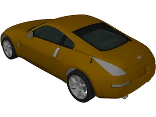 Nissan 350Z (2002) 3D Model