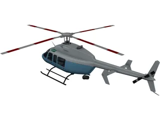 Bell 407 3D Model