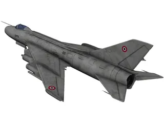 Sukhoi SU-7 3D Model