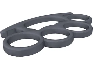 Brass Knuckles 3D Model