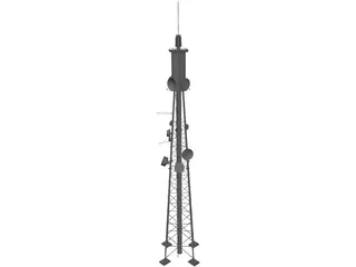 Radio Tower 3D Model