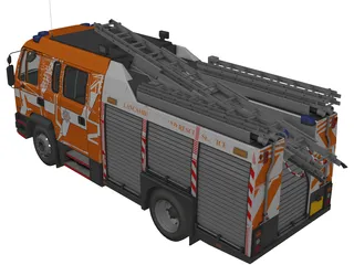 DAF Leyland 55 Fire 3D Model