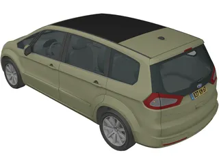 Ford Galaxy (2007) 3D Model