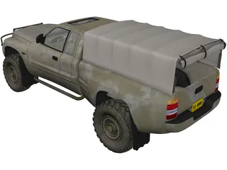 Dodge RAM Army 3D Model