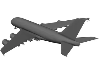 Airbus A380 3D Model