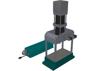 Press Machine 3D Model