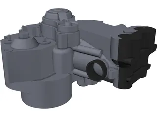 KTM 505 XC Engine 3D Model