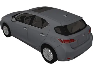 Lexus CT200h (2012) 3D Model