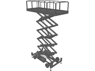 Scissor Lift 3D Model