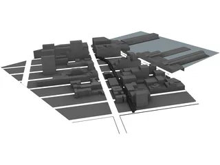 Chelsea Neighborhood NYC 3D Model