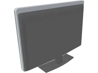 Philips LCD TV 3D Model