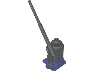 Hydraulic Jack 3D Model