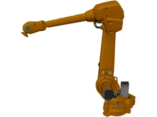 ABB IRB4600 Indistrial Robot 3D Model