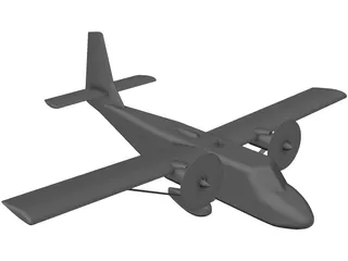 Australian GAF N22 Nomad 3D Model
