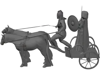 British Chariot 3D Model