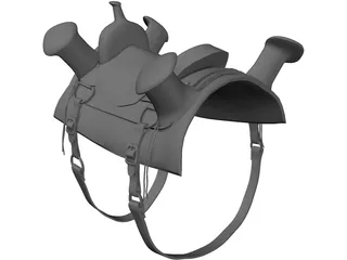 Celtic Saddle 3D Model