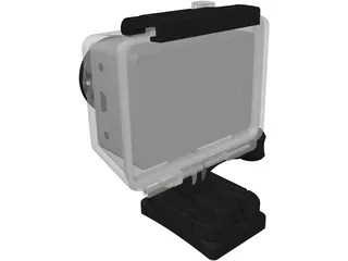 GoPro Hero Camera 3D Model