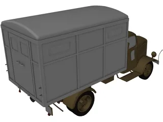 Mercedes-Benz Einheitskoffer 3D Model