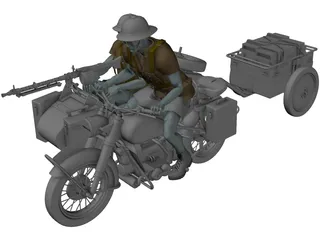 BMW R75 3D Model