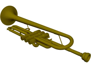 Trumpet 3D Model