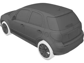 Suzuki SX4 (2009) 3D Model