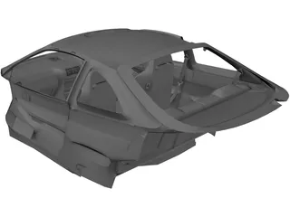 Interior Honda Integra R (2000) 3D Model