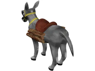 Donkey 3D Model