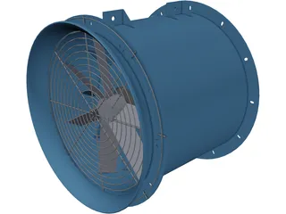 Industrial Fan 3D Model