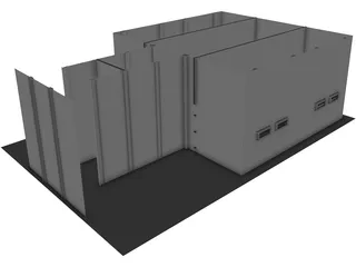 Police Holding Cell 3D Model