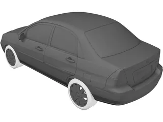 Suzuki Liana Sedan (2010) 3D Model