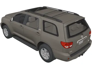 Toyota Sequoia (2010) 3D Model