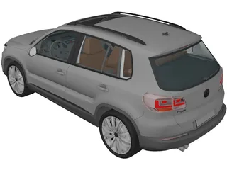 Volkswagen Tiguan (2010) 3D Model