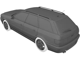 Audi 80 Avant RS2 (1994) 3D Model