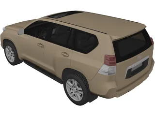 Toyota Land Cruiser Prado 150 (2010) 3D Model