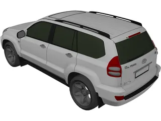 Toyota Land Cruiser Prado 120 (2010) 3D Model