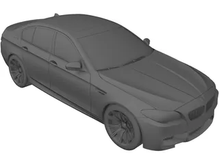 BMW M5 (2012) 3D Model