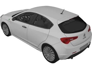 Alfa Romeo Giulietta (2010) 3D Model