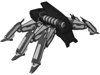 Mecha Spider 3D Model