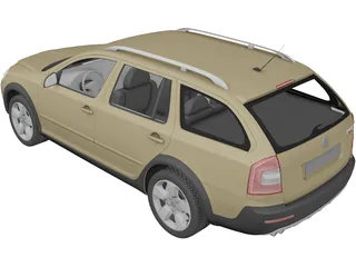 Skoda Octavia Scout 3D Model