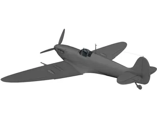 Supermarine Spitfire 3D Model