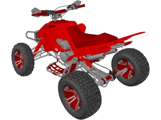 Quad Bike 3D Model