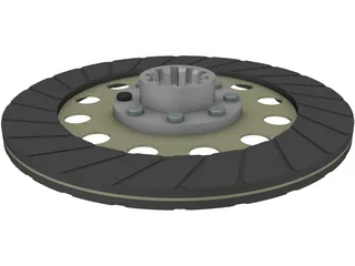 Clutch Friction Disc 3D Model