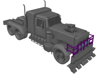 Peterbilt 359 Monster 3D Model