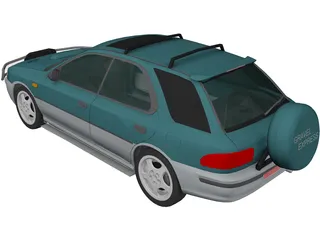 Subaru Impreza Wagon (1997) 3D Model