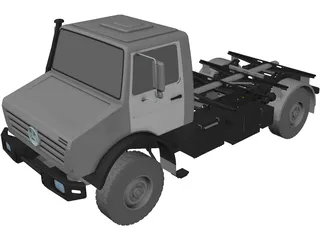 Mercedes-Benz Unimog 4000 3D Model