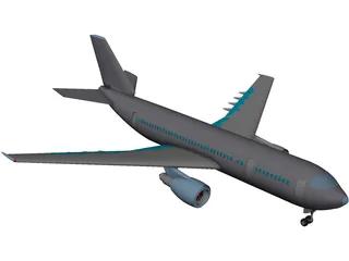 Airbus A300 3D Model