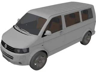 Volkswagen Multivan 3D Model