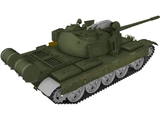 T-55AM2 3D Model